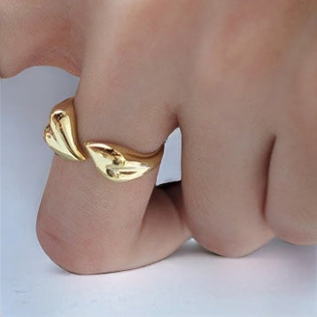 PAIR OF HEARTS RING