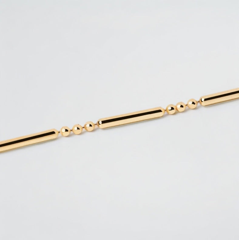 BEAD and BAR BRACELET